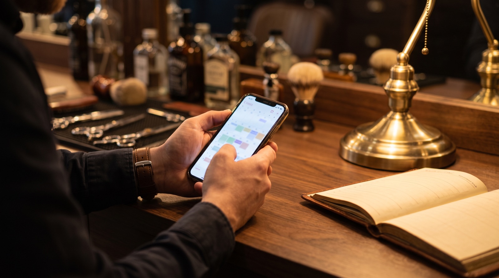 Termin vereinbaren beim Friseur Wien — Online-Terminbuchung am Handy bei Hakim Styling